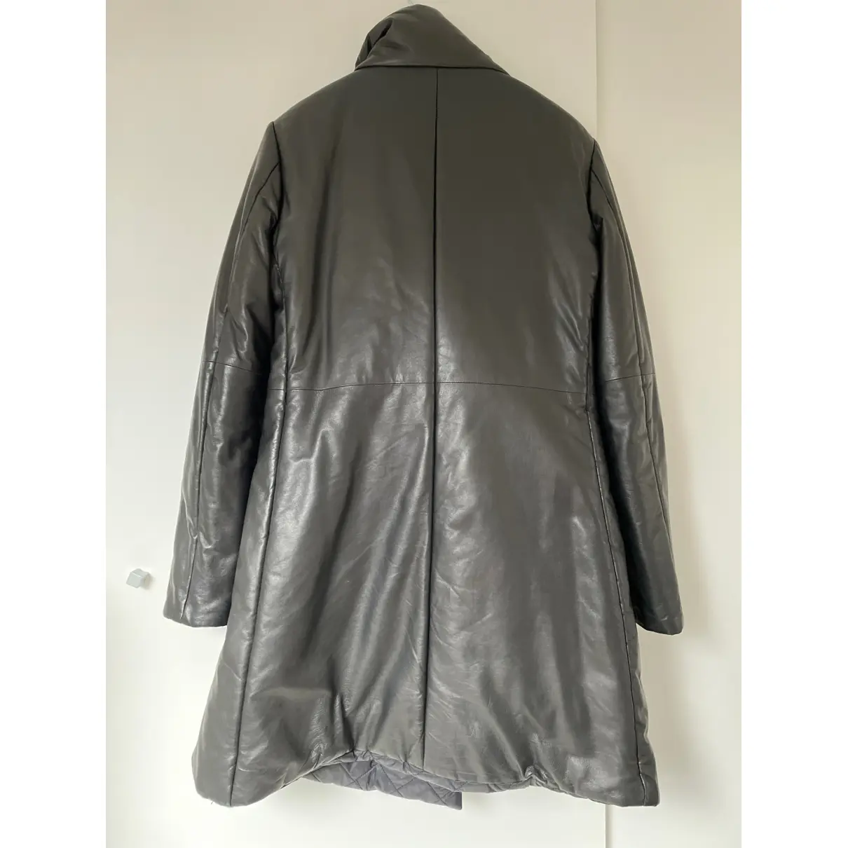 Buy Emporio Armani Leather coat online