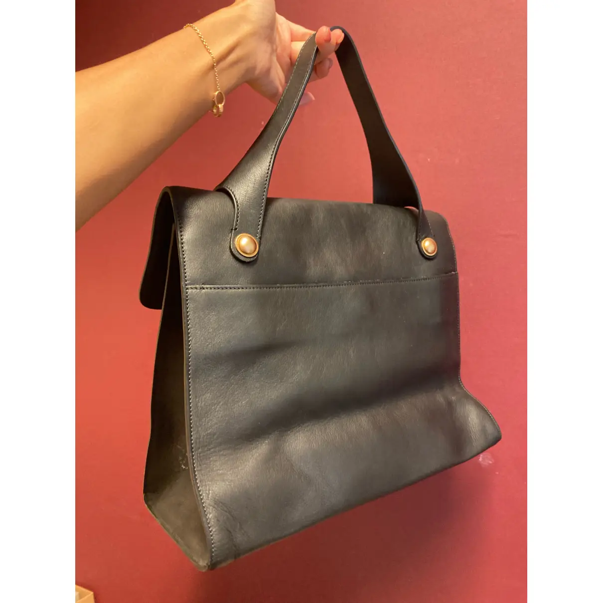 Leather handbag Emporio Armani