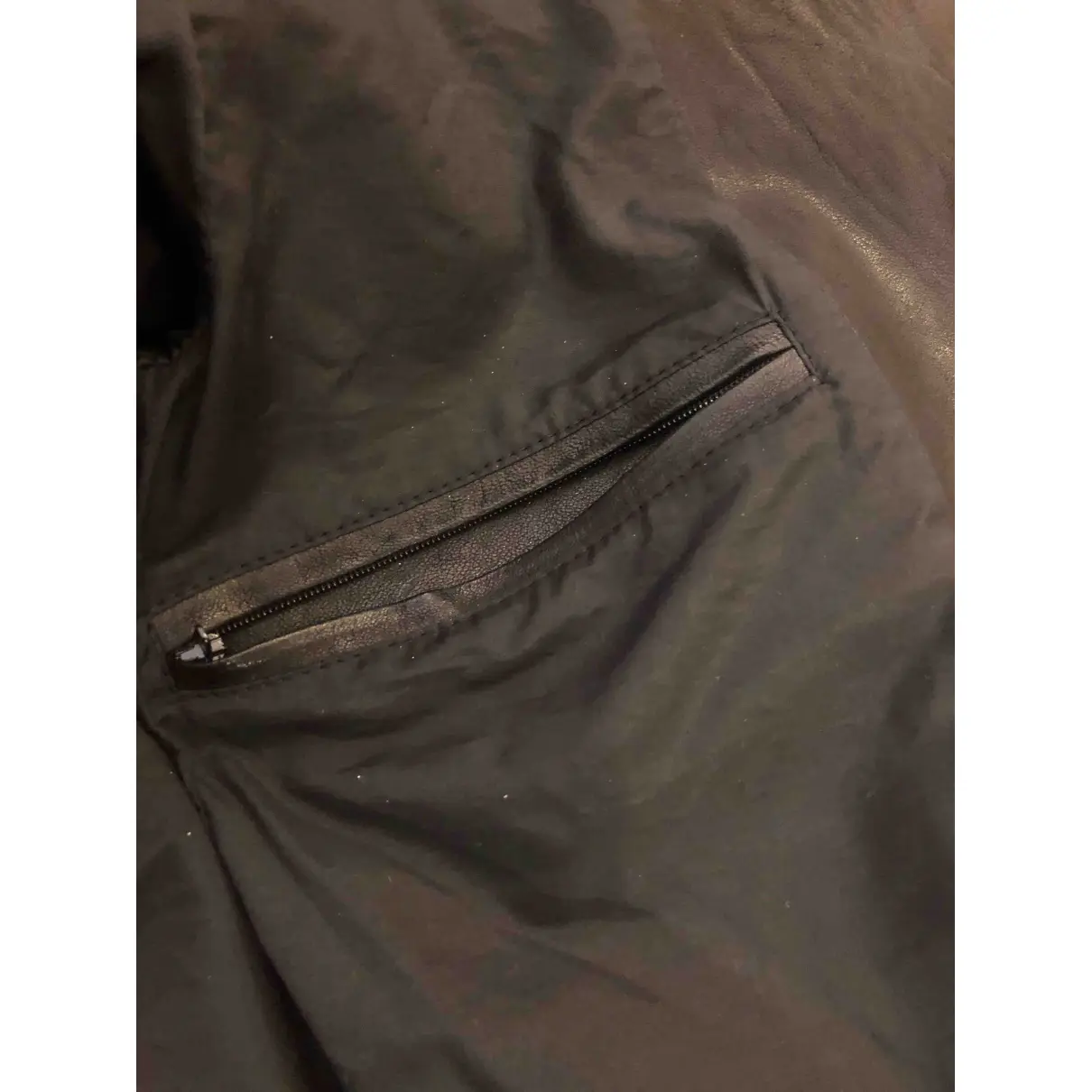 Leather vest Emporio Armani