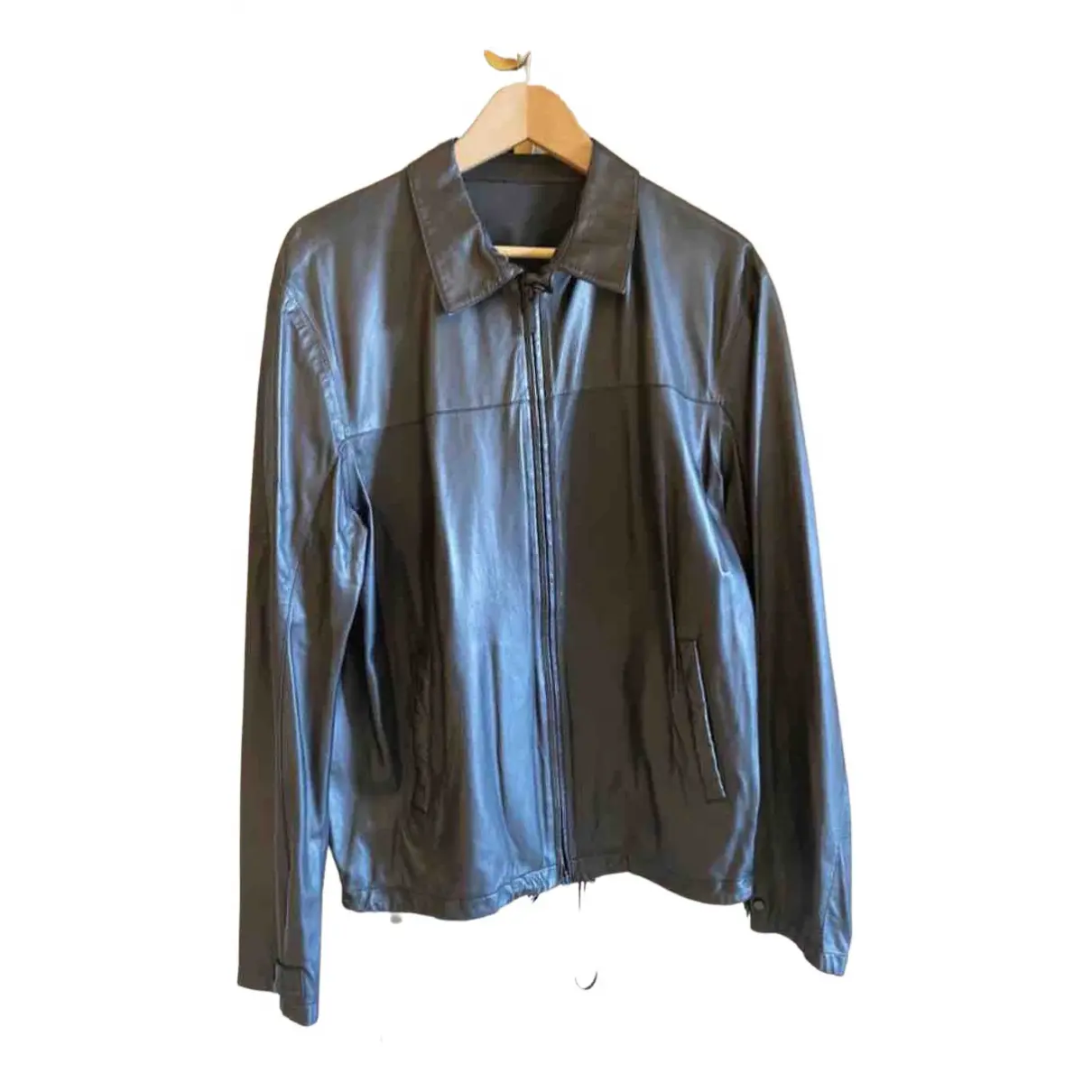 Leather jacket Emporio Armani