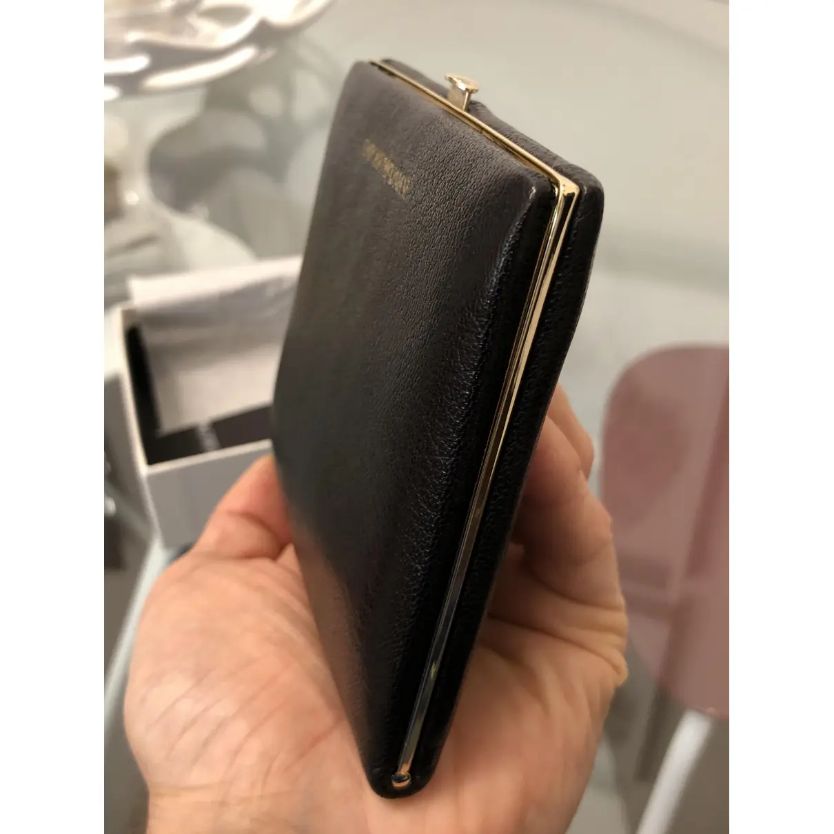 Leather wallet Emporio Armani