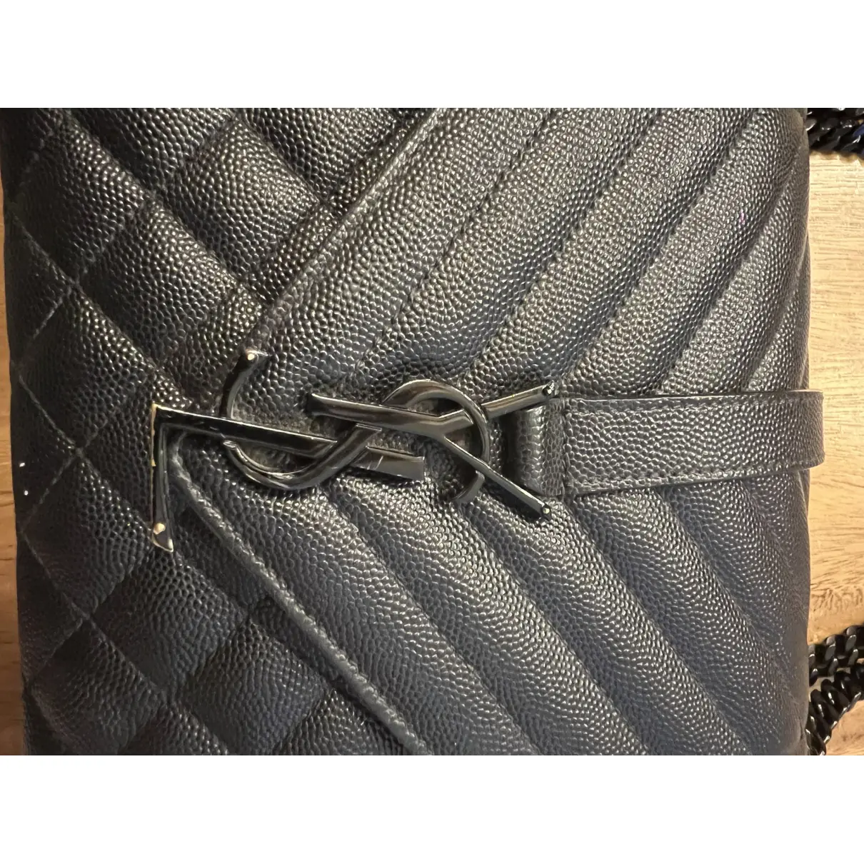 Envelope leather crossbody bag Saint Laurent