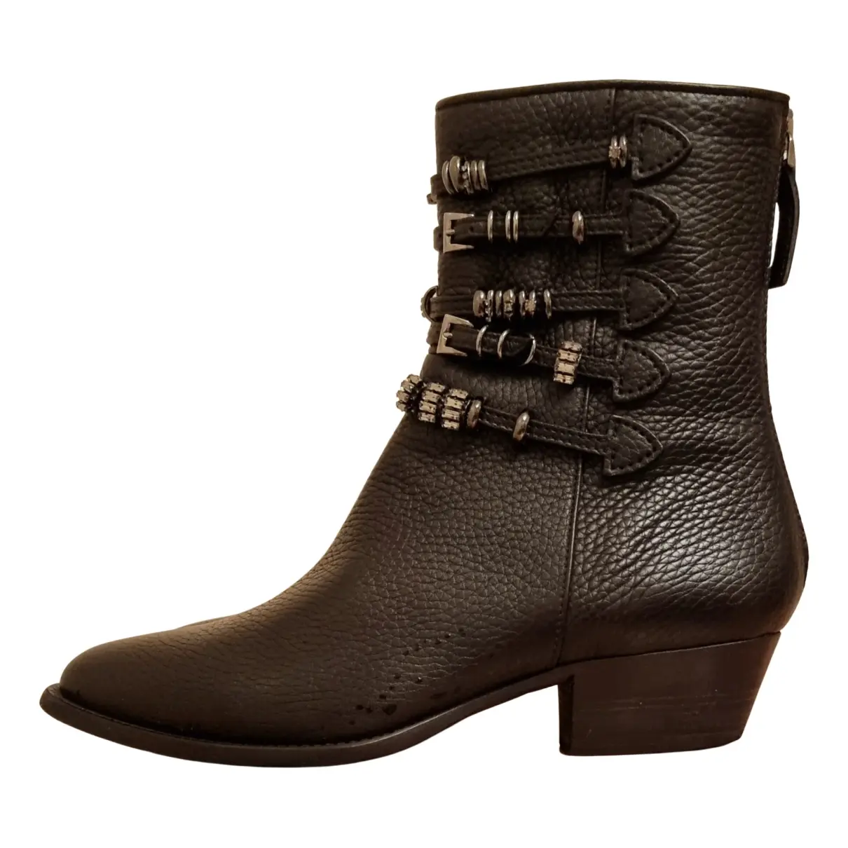 Leather ankle boots Ermanno Scervino
