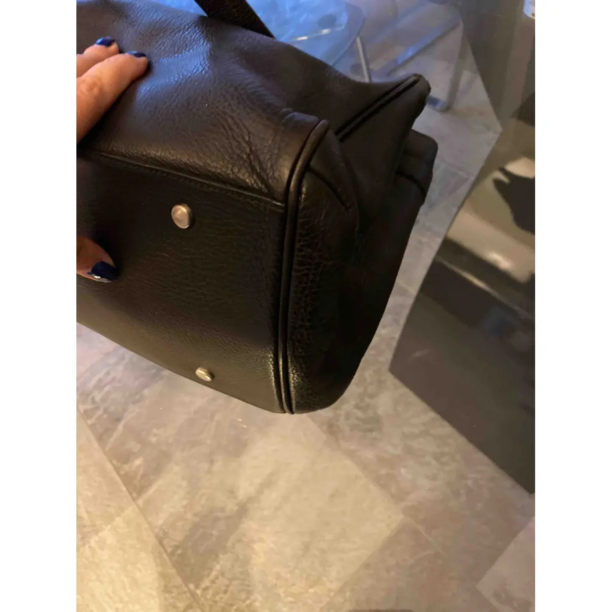 Leather handbag Ermanno Scervino
