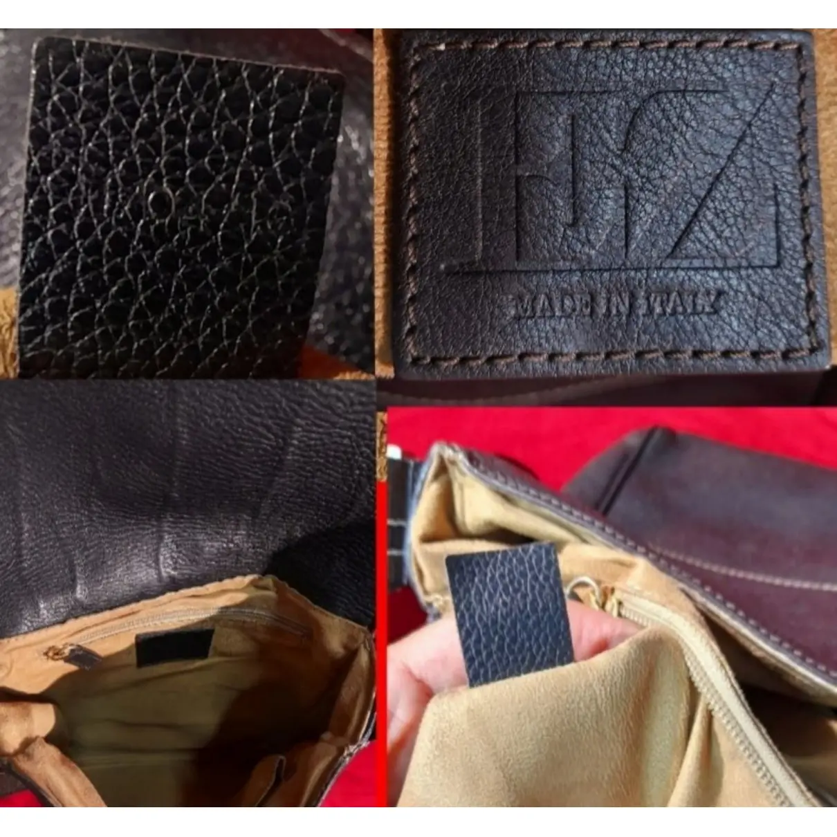 Leather bag Ermenegildo Zegna