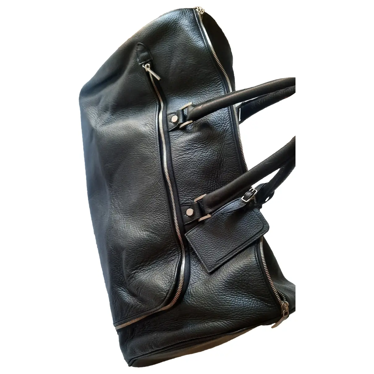 Leather travel bag Ermenegildo Zegna