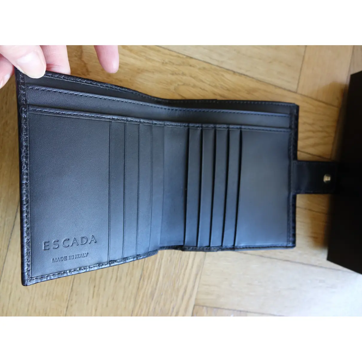 Leather wallet Escada