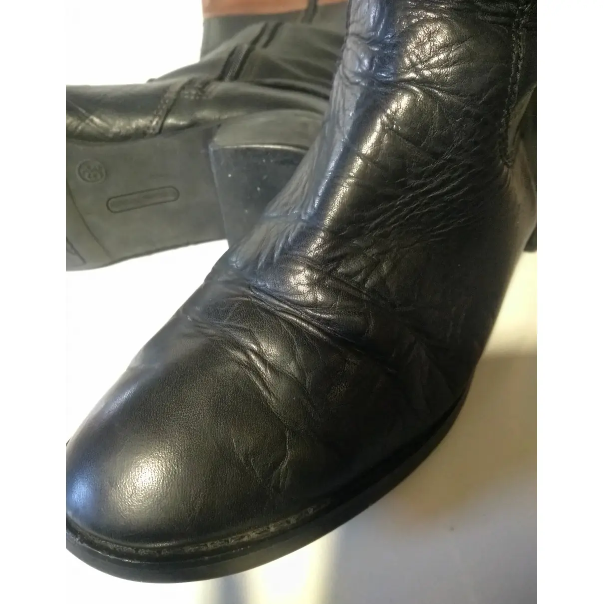 Leather riding boots Etienne Aigner