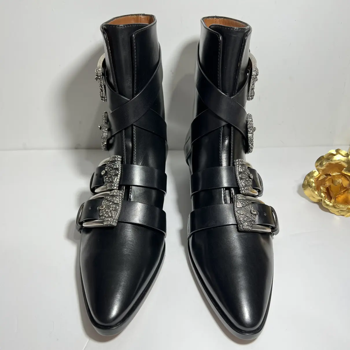 Leather ankle boots Etro