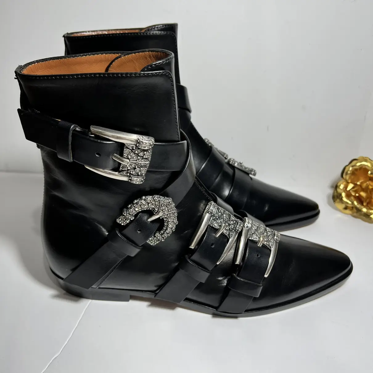 Leather ankle boots Etro
