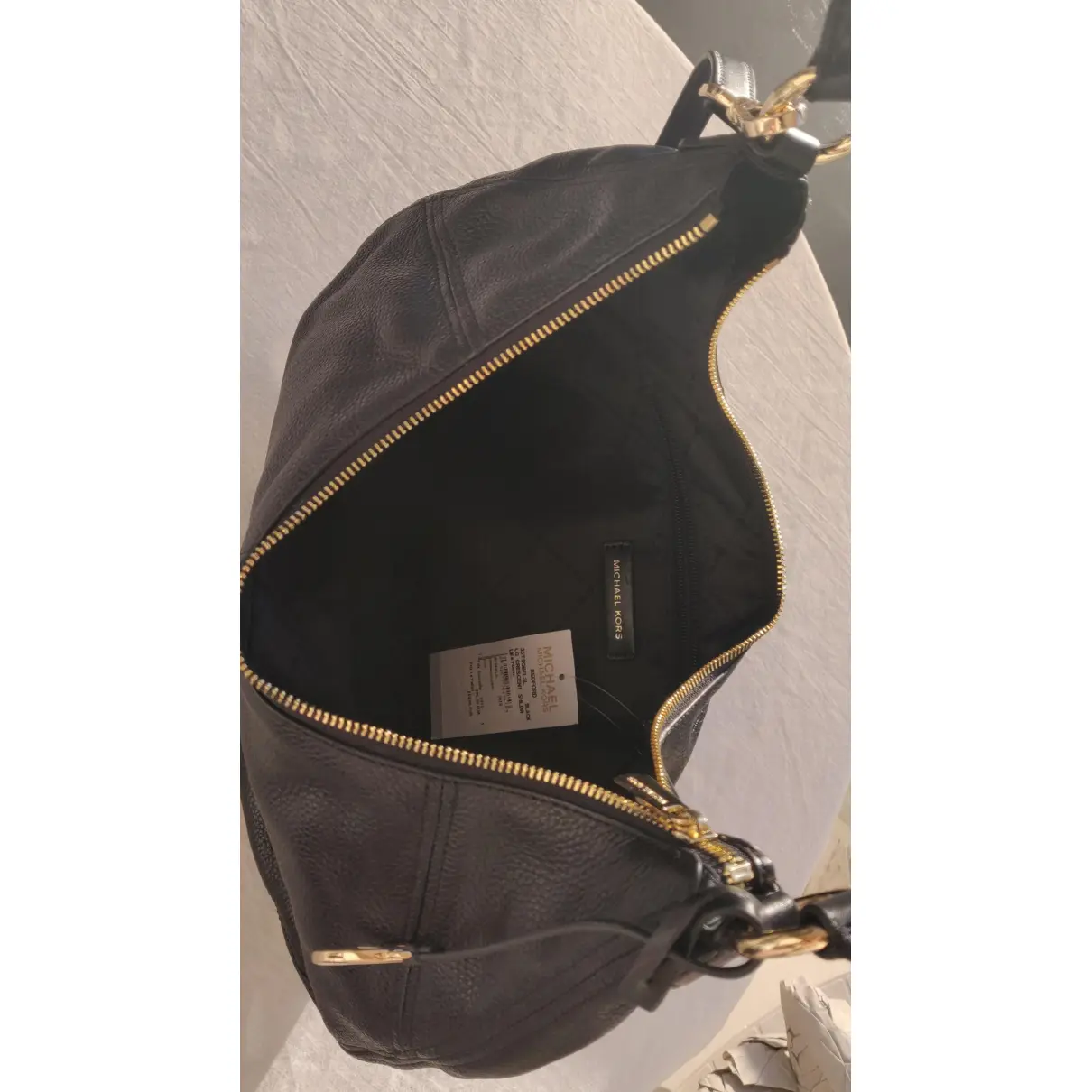 Eva leather handbag Michael Kors