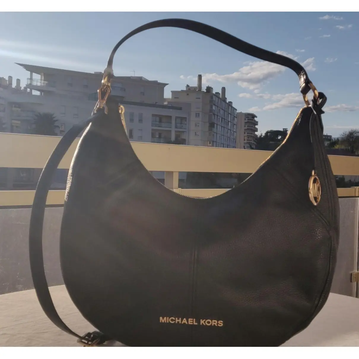 Buy Michael Kors Eva leather handbag online