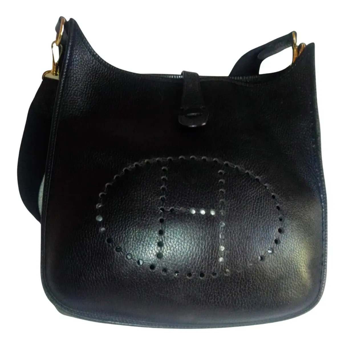 Evelyne Sellier leather crossbody bag Hermès - Vintage