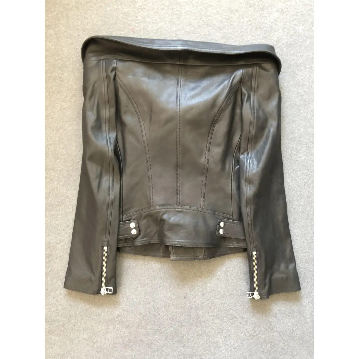 Faith Connexion Leather biker jacket for sale