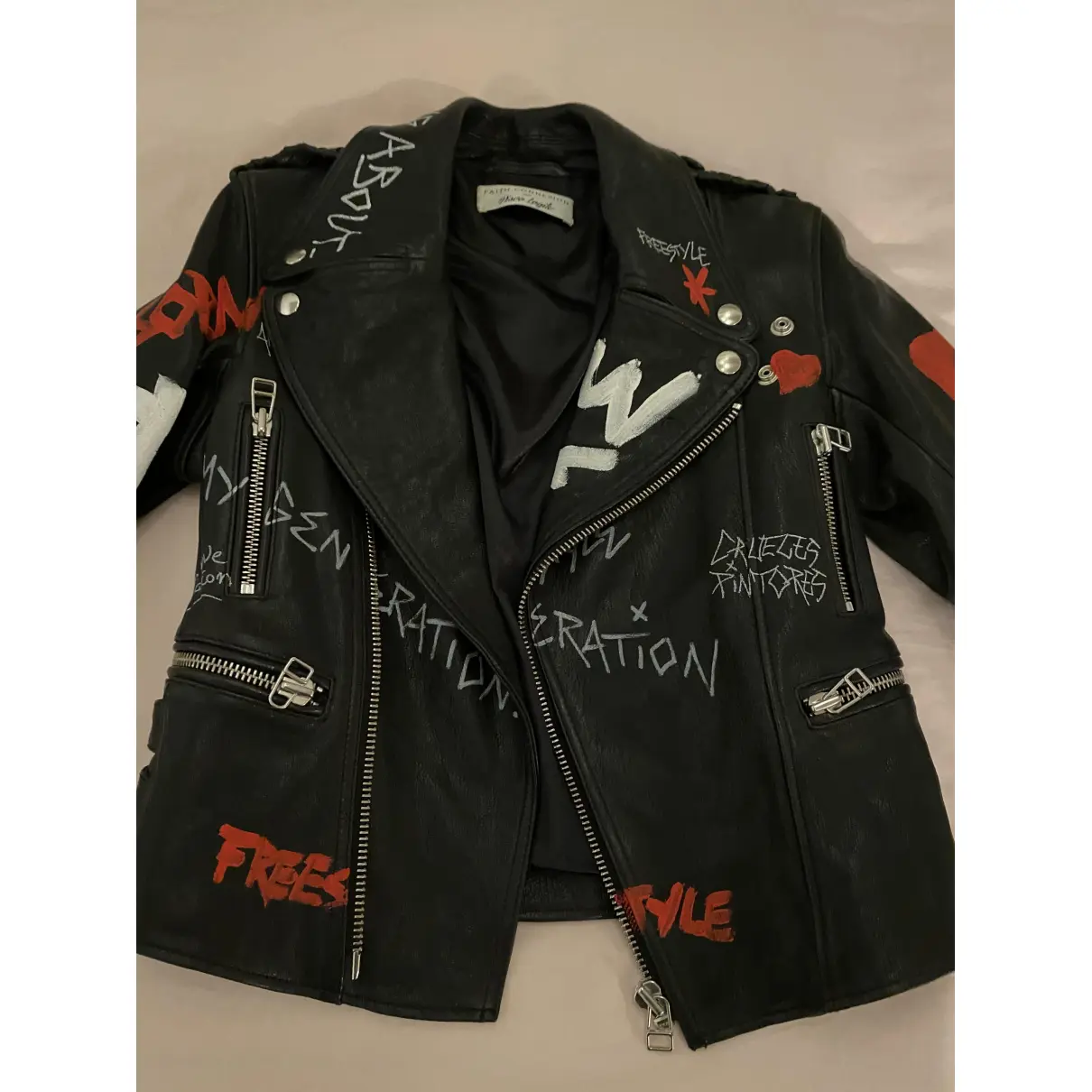 Leather jacket Faith Connexion