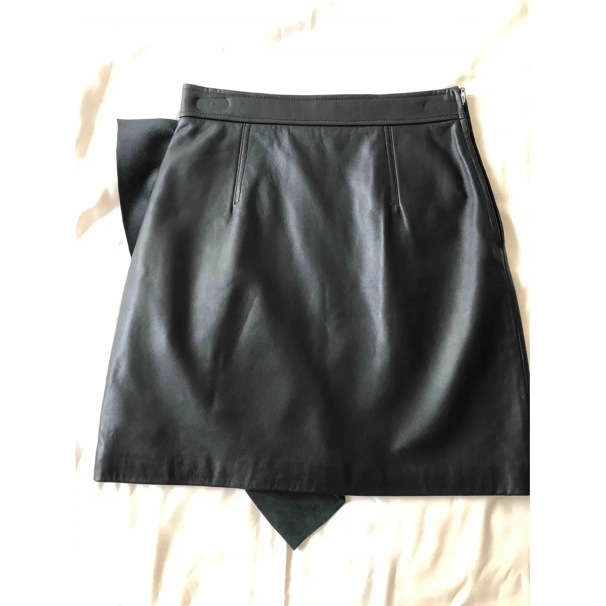 Buy Sandro Fall Winter 2019 leather mini skirt online