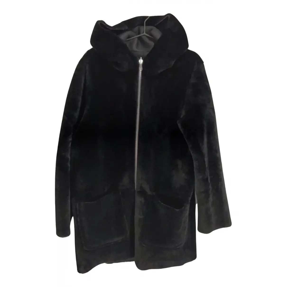 Fall Winter 2020 leather coat Sandro