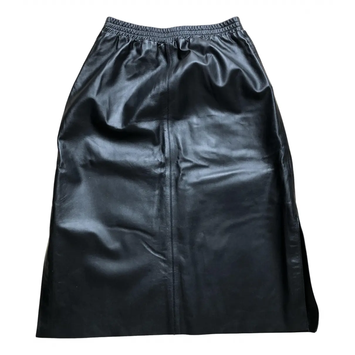 Leather mid-length skirt Fallwinterspringsummer