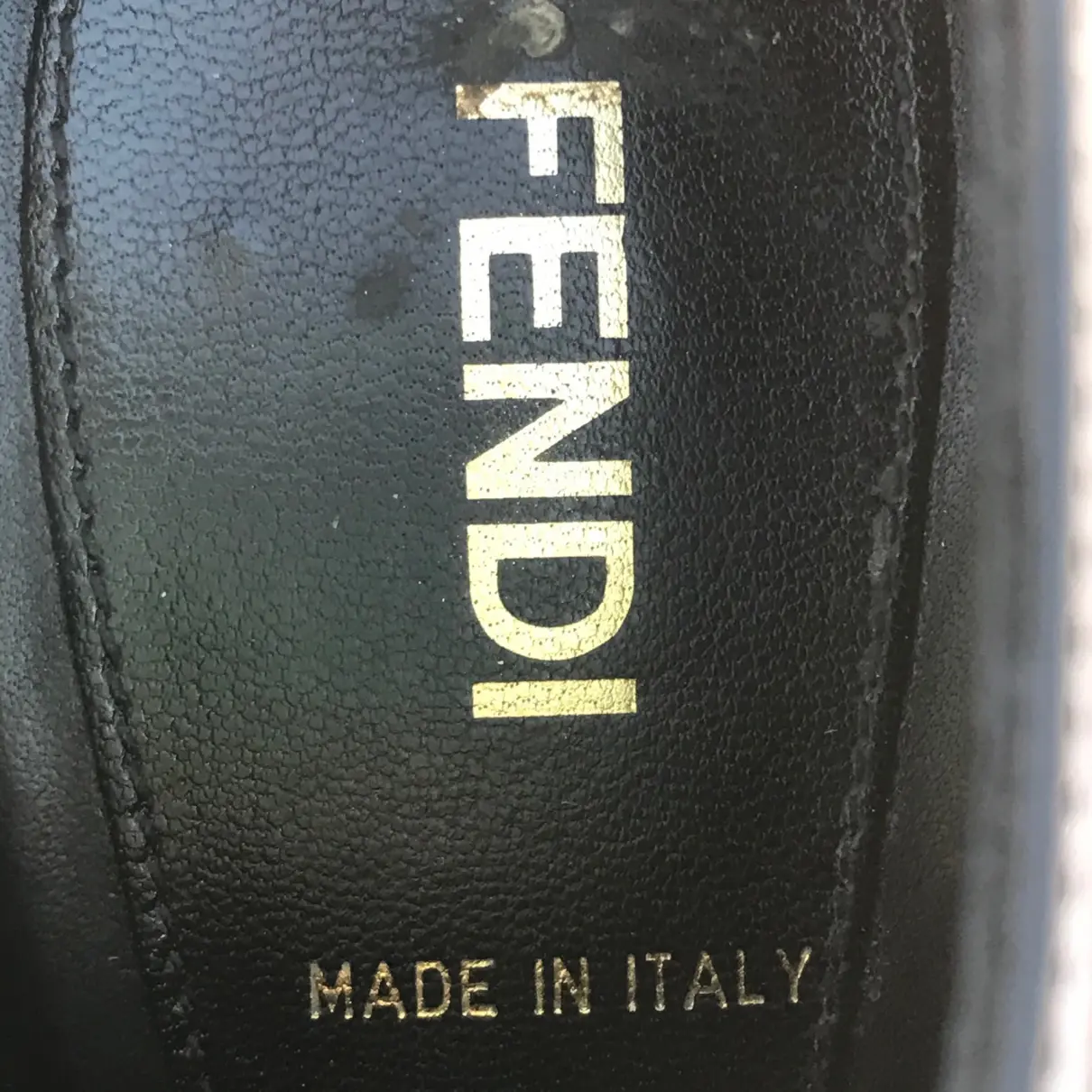 Buy Fendi Leather open toe boots online