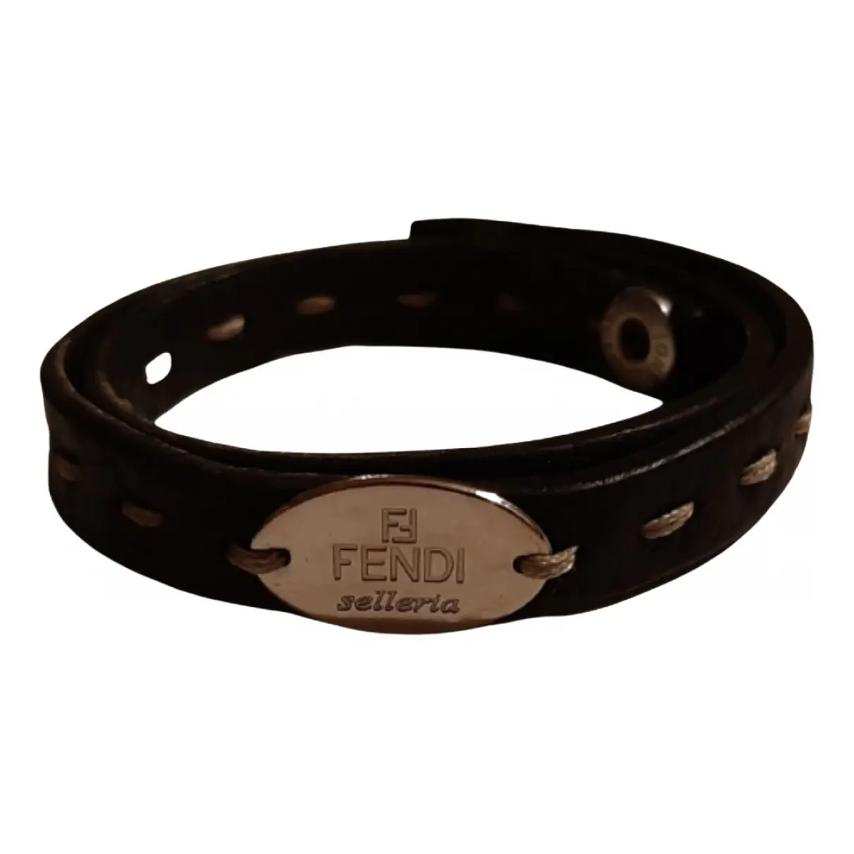 Leather bracelet Fendi
