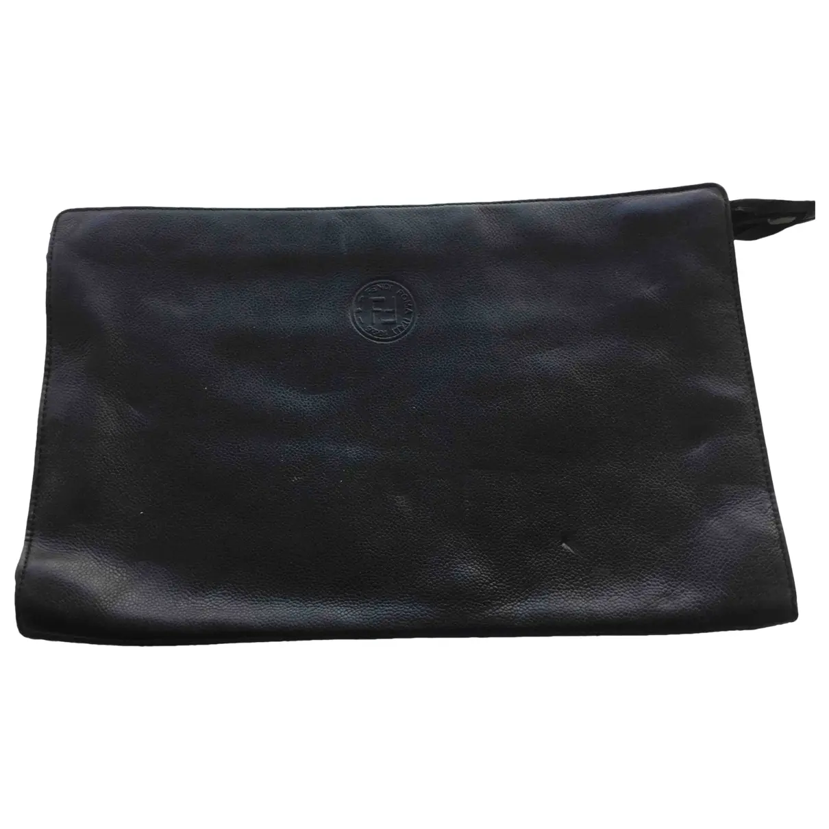 Leather clutch bag Fendi - Vintage