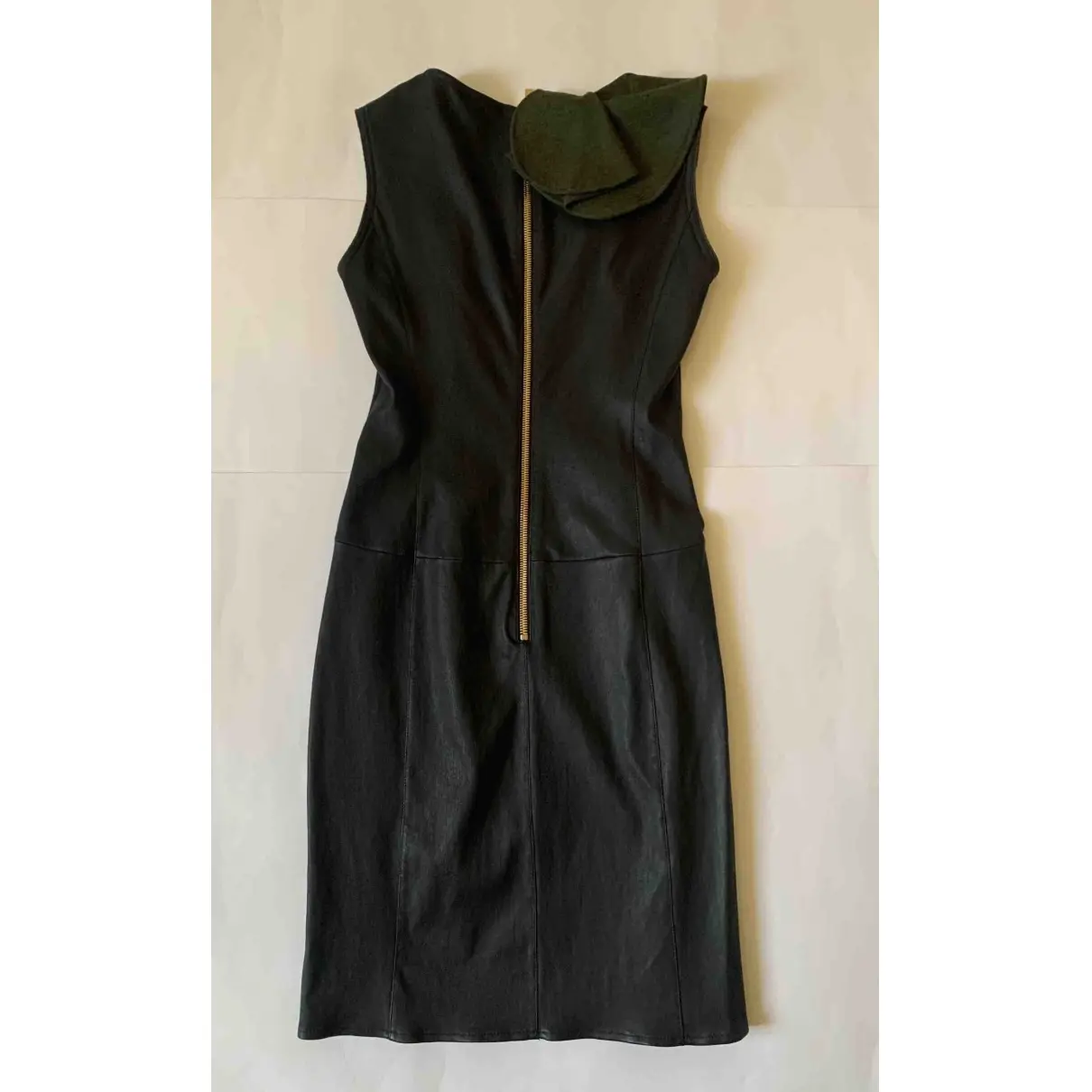 Buy Fendi Leather mid-length dress online