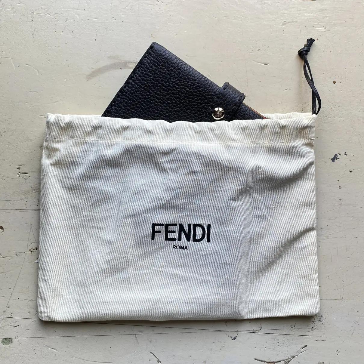 Leather diary Fendi