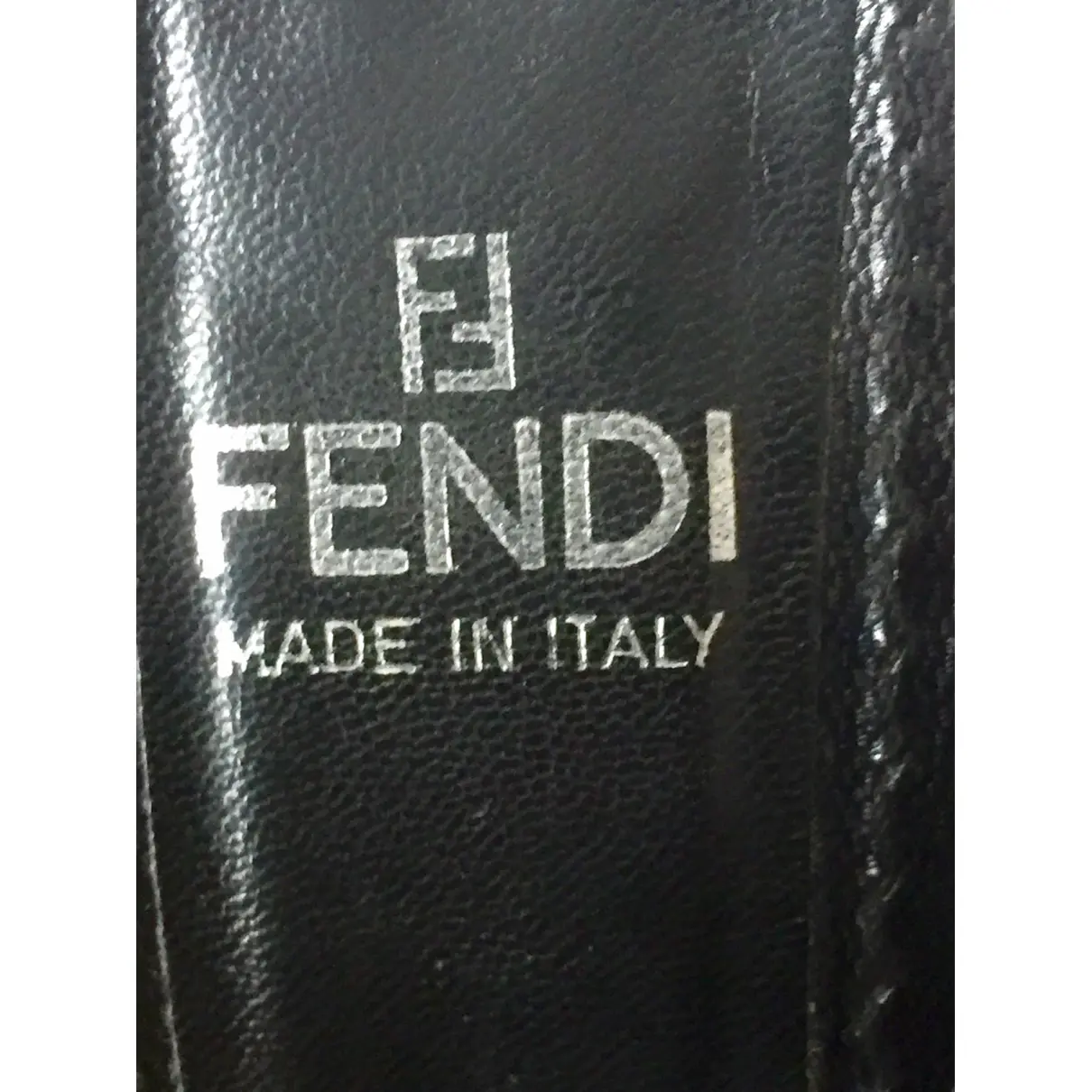 Leather mules Fendi - Vintage