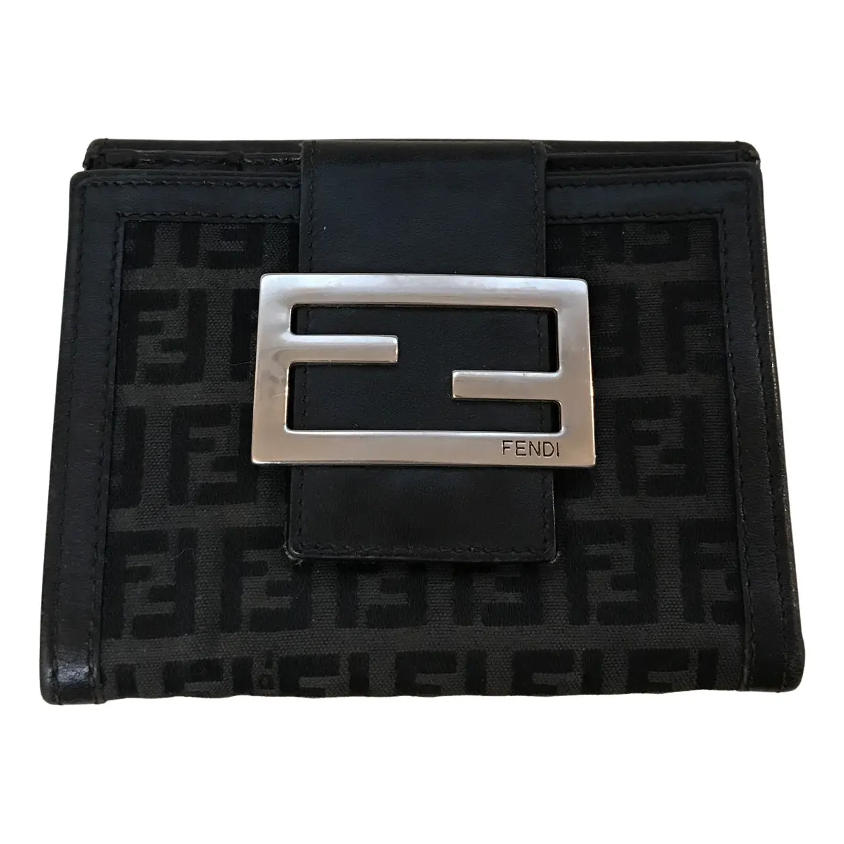 Leather wallet Fendi - Vintage