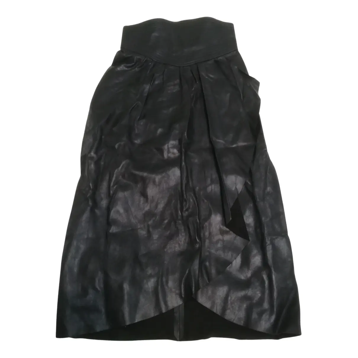 Leather maxi skirt Fendissime