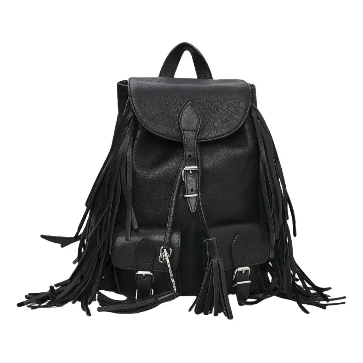Festival leather backpack