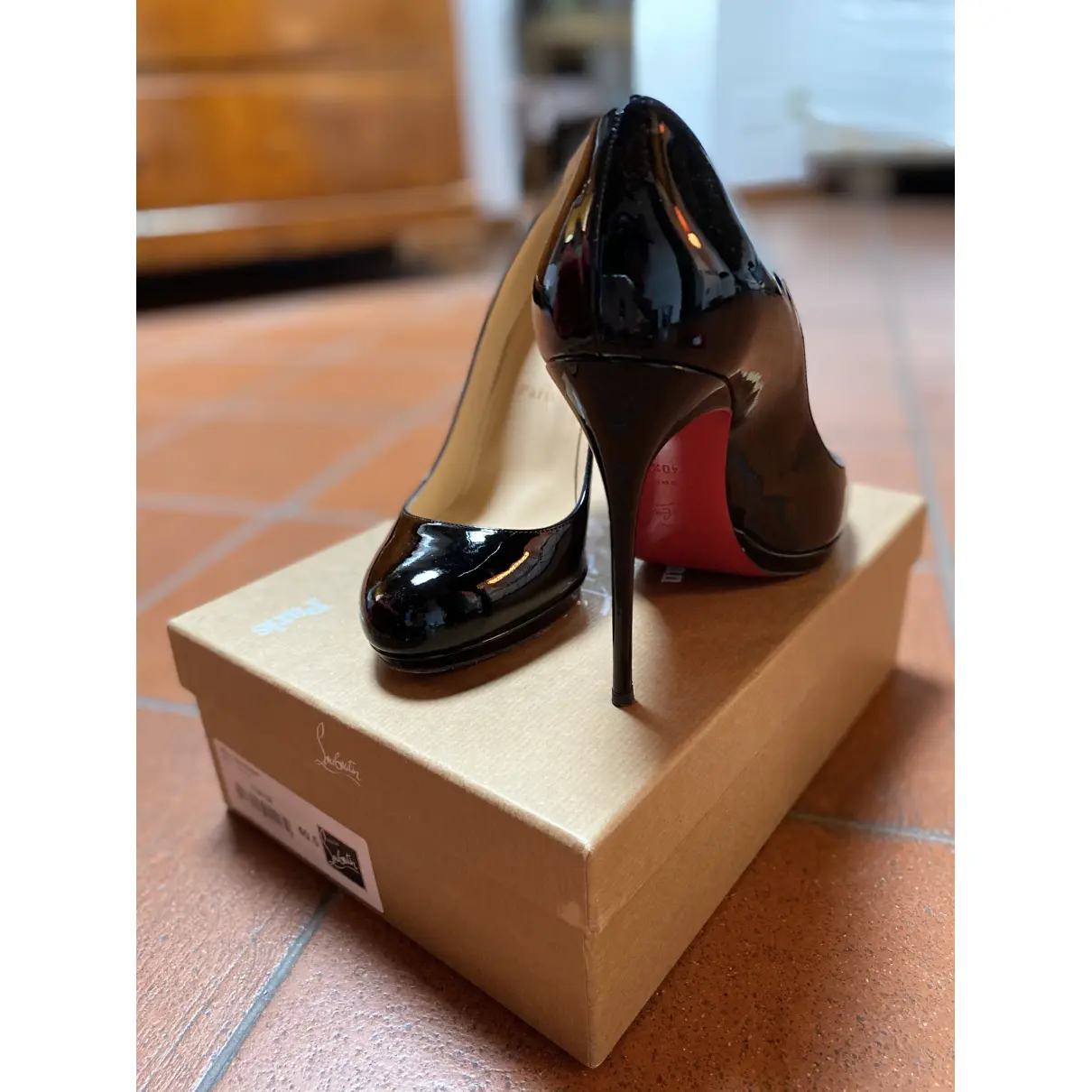 Buy Christian Louboutin Fifi  leather heels online