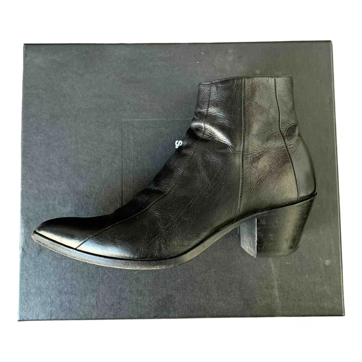Finn leather boots Saint Laurent