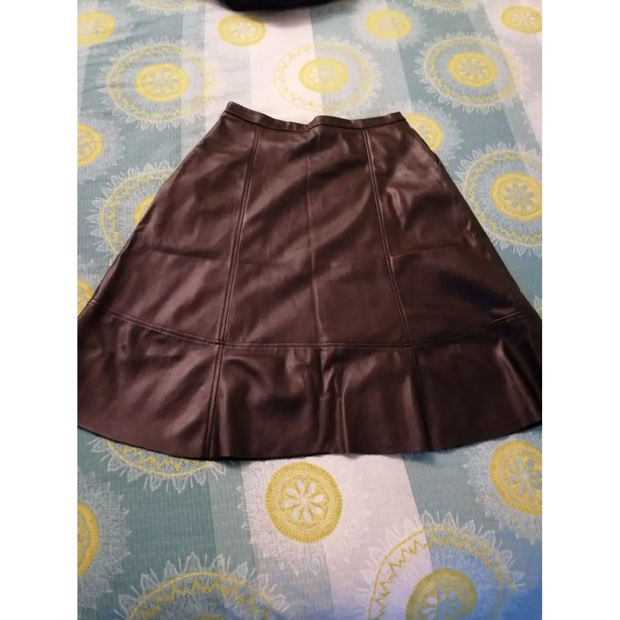 Buy Flavio Castellani Leather skirt online
