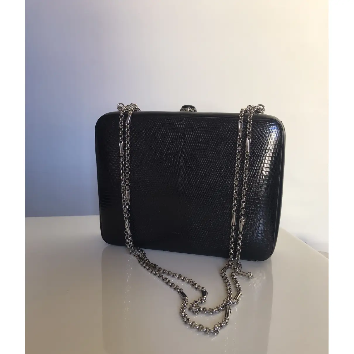Leather handbag FONTANA - Vintage