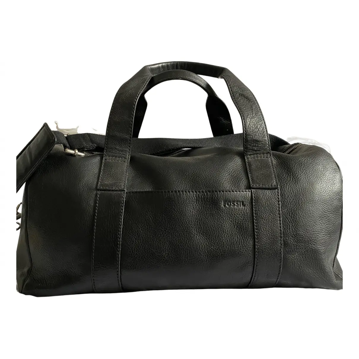 Leather travel bag Fossil