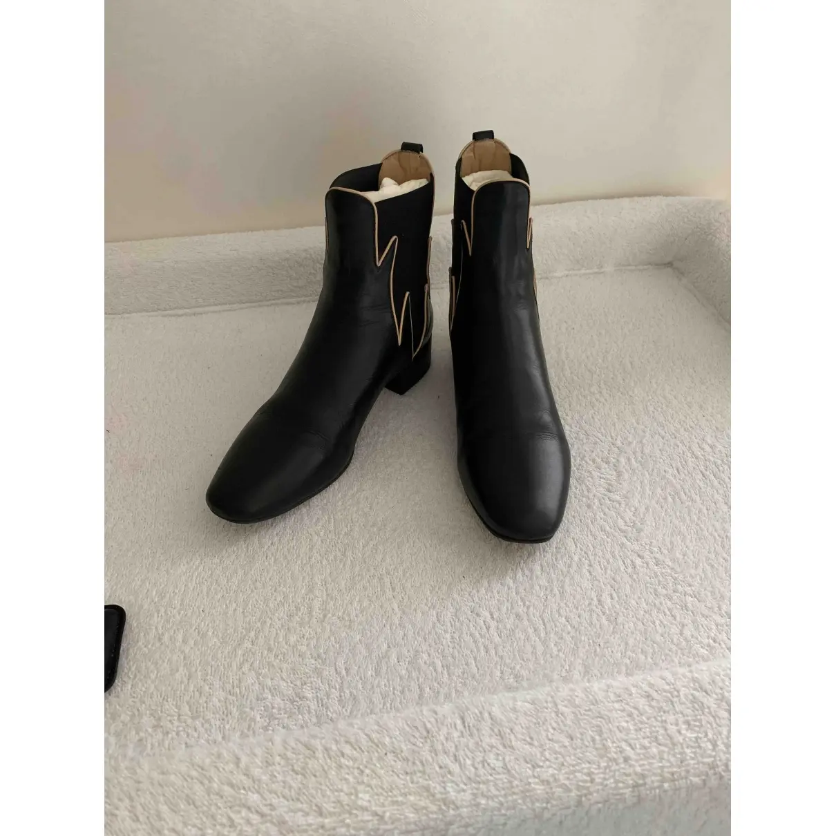 Francesco Russo Leather ankle boots for sale