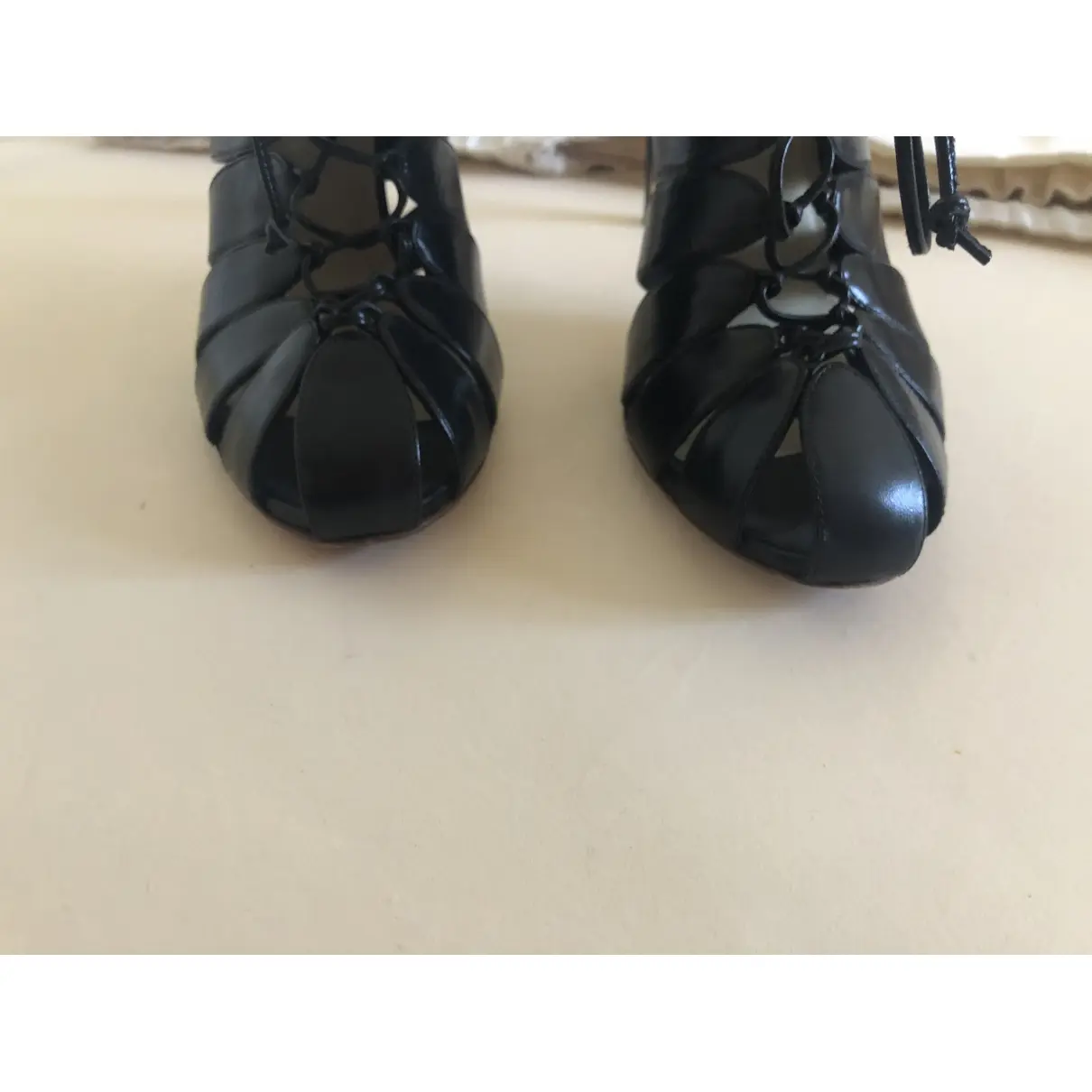 Leather lace up boots Francesco Russo