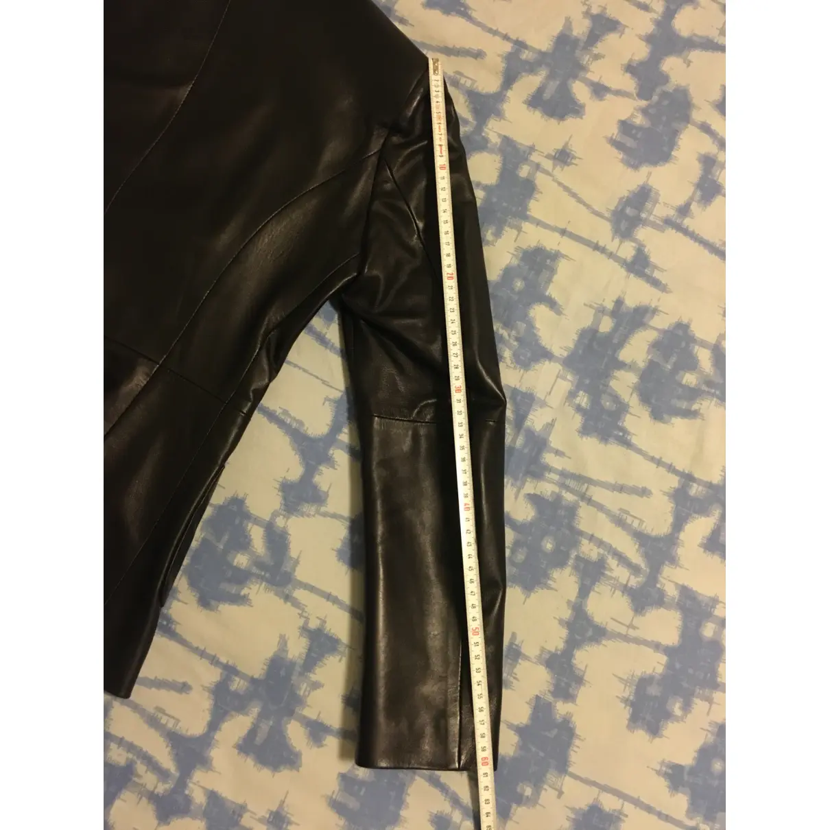 Leather biker jacket Fratelli Rossetti