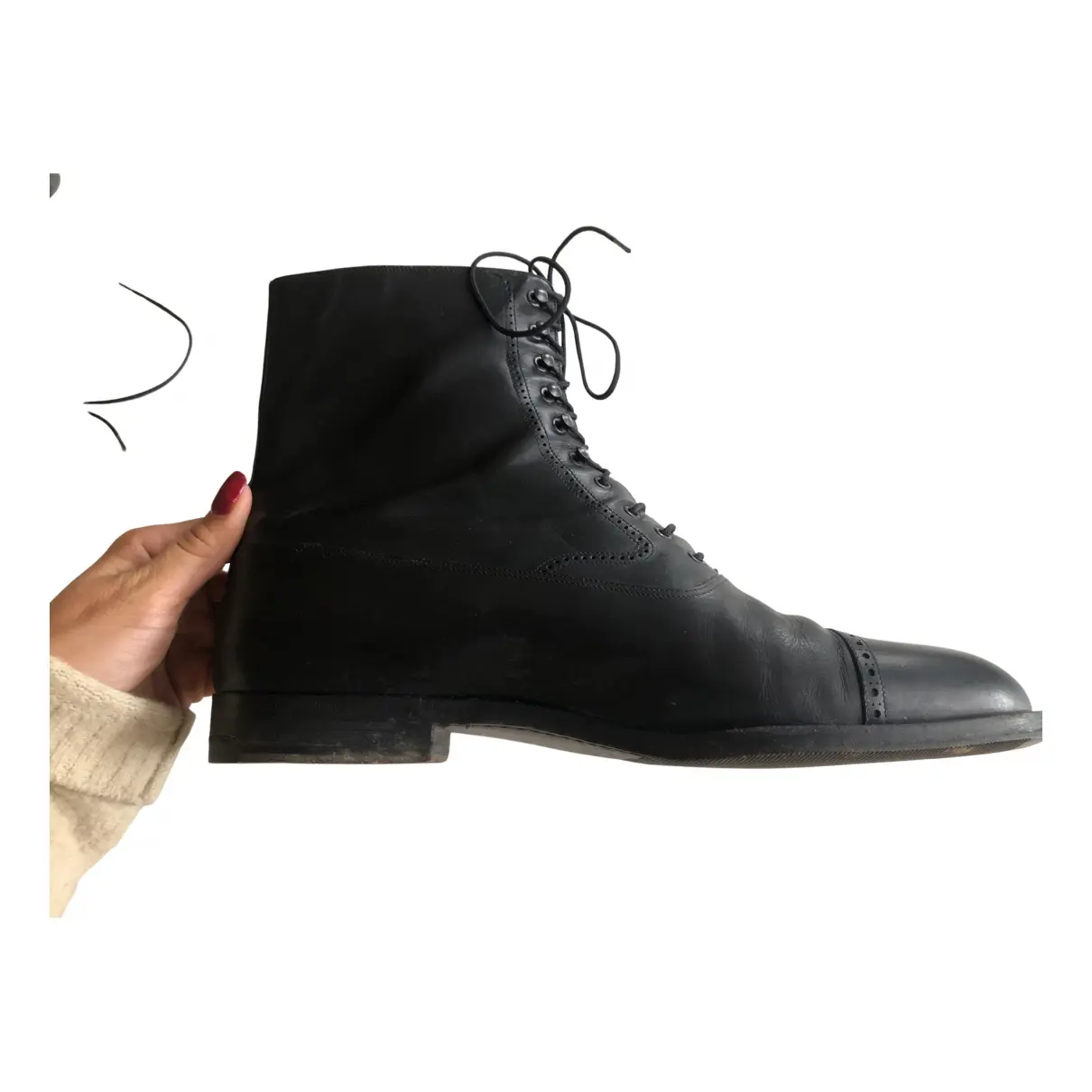 Leather boots Fratelli Rossetti