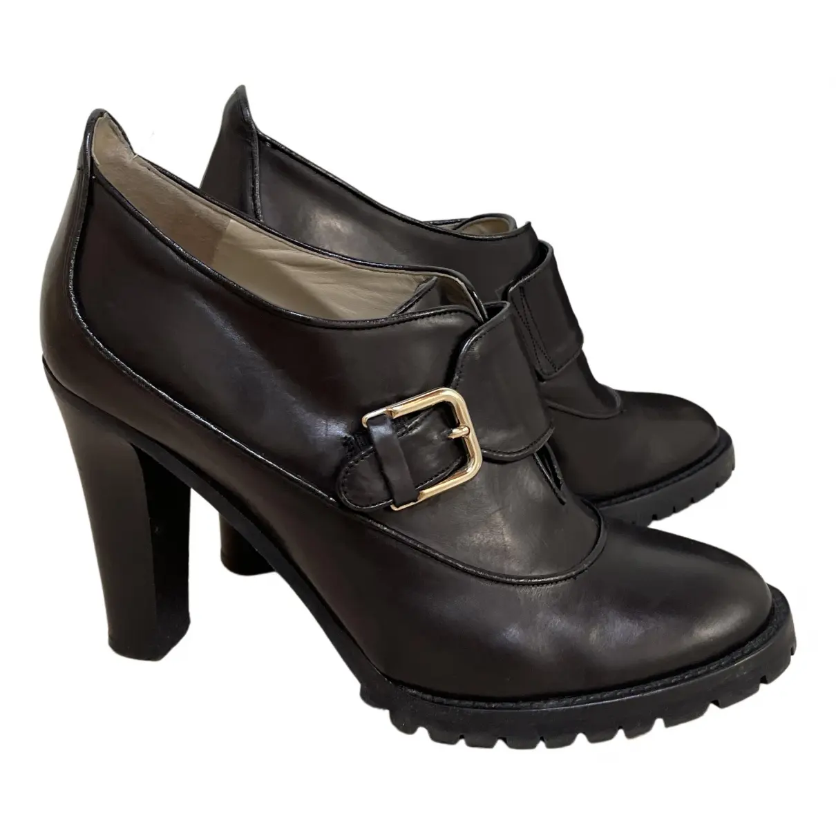 Leather heels Fratelli Rossetti