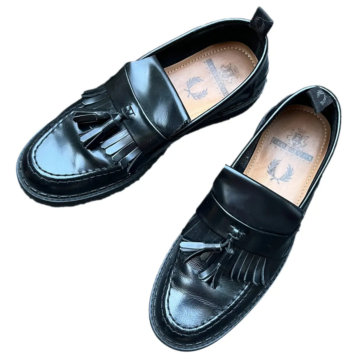 Leather flats Fred Perry