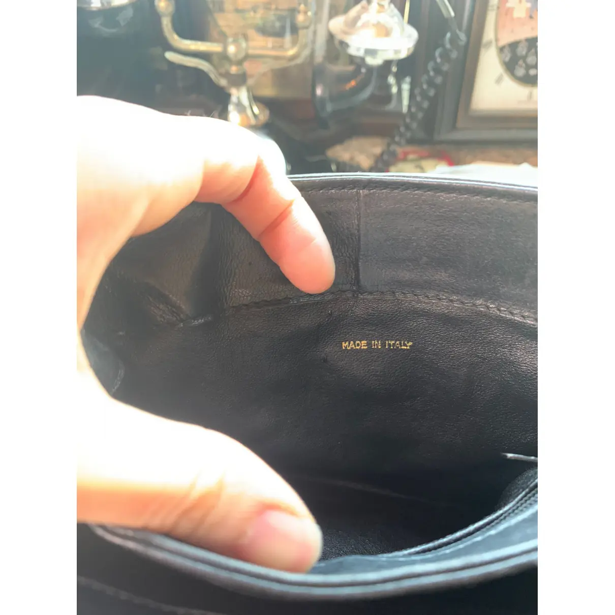 Gabrielle Bucket leather crossbody bag Chanel - Vintage