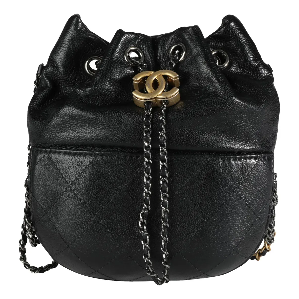Gabrielle Bucket leather handbag