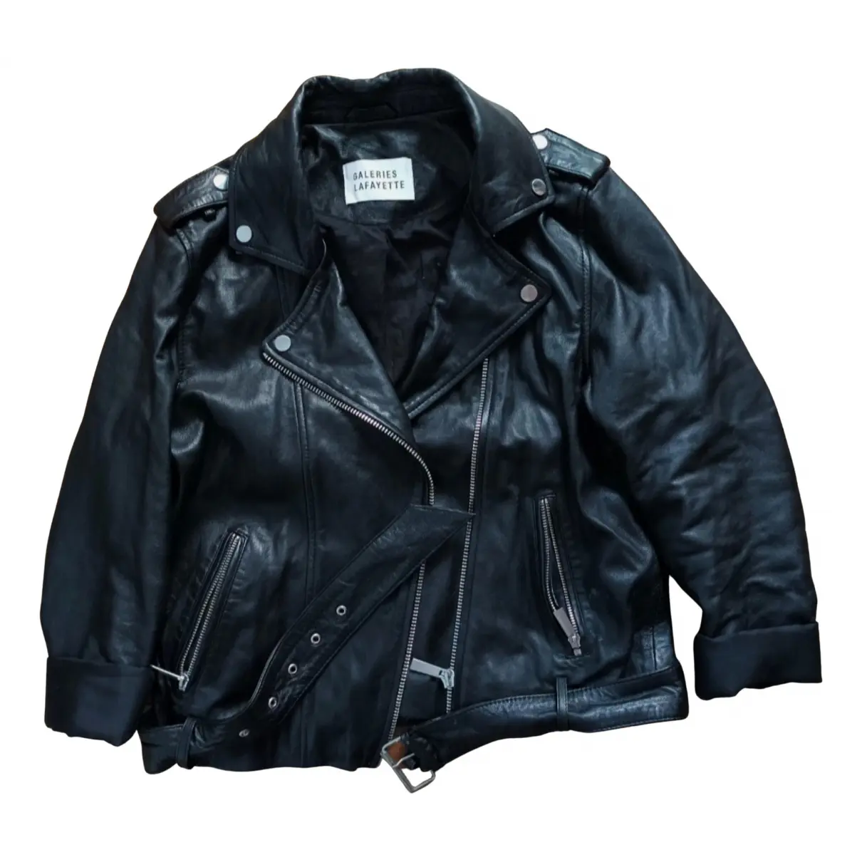 Leather jacket GALERIES LAFAYETTE