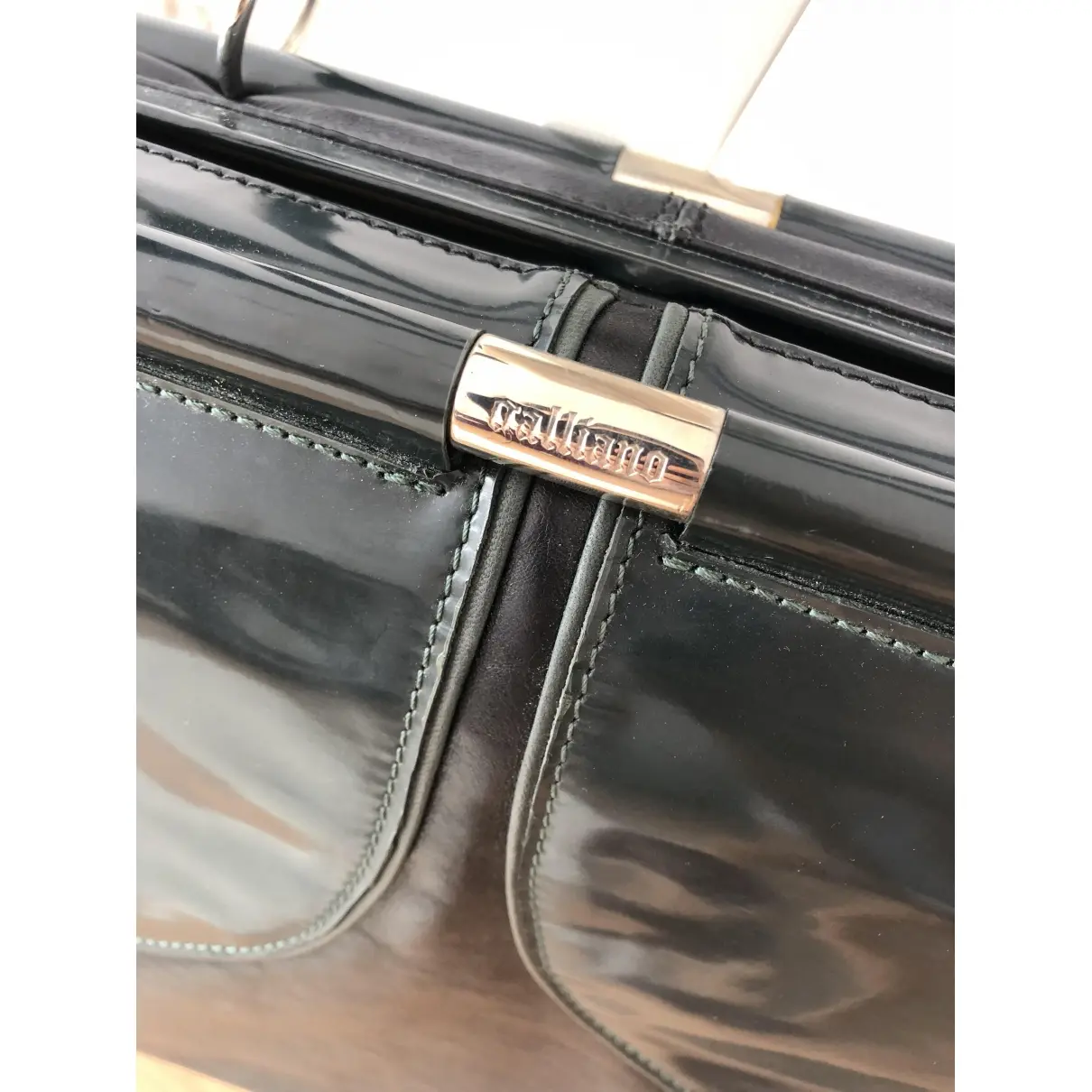 Galliano Leather handbag for sale - Vintage