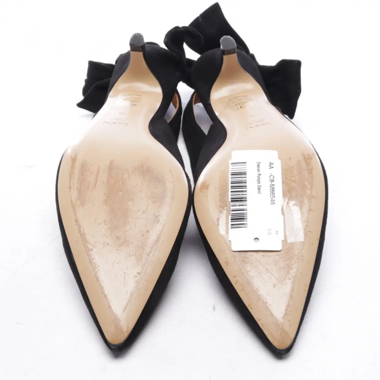 Leather heels Ganni