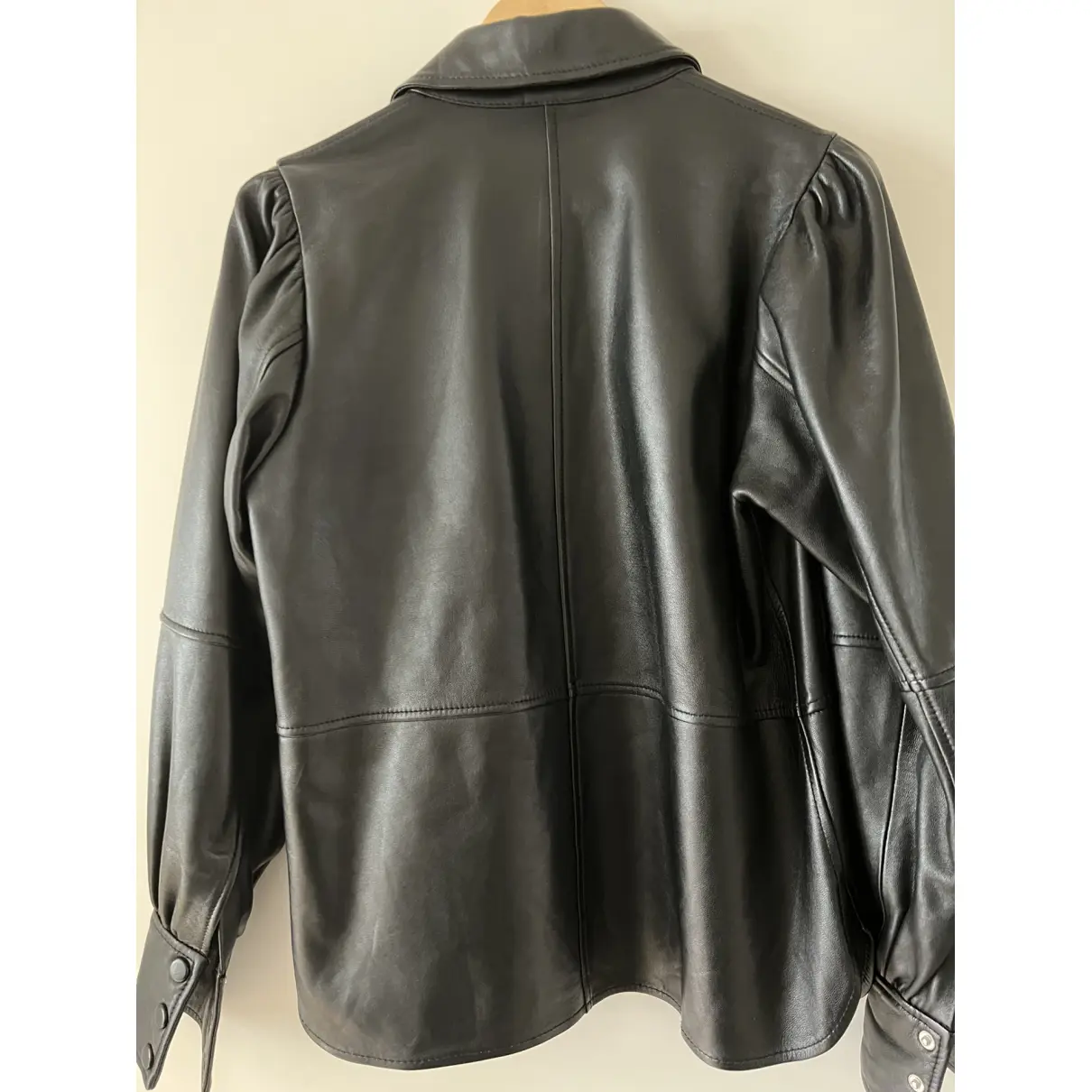 Buy Ganni Leather jacket online