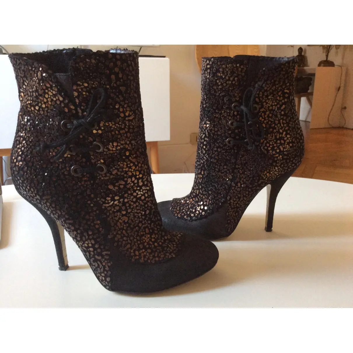 Leather ankle boots Gaspard Yurkievich