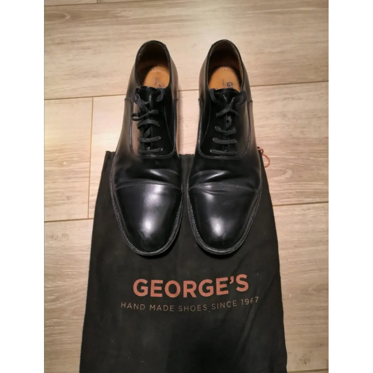 Leather flats Georges
